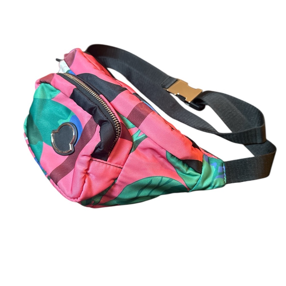 Moncler Felicie Borsa Tropical Print Belt Bag‎ Crossbody Fanny Pack Authentic - Picture 3 of 16